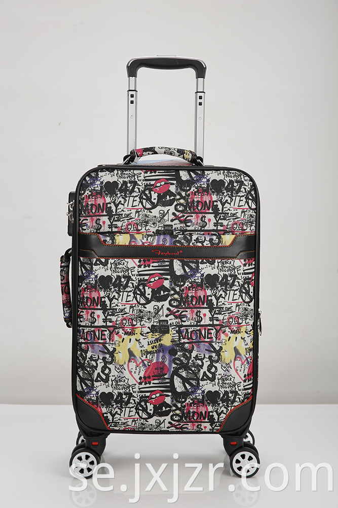 Printed Expandable Spinner Luggage